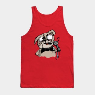 The Pug sings My Way Tank Top